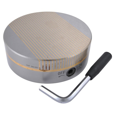 H & H Industrial Products 6" Standard Pole Round Magnetic Chuck 3402-0821